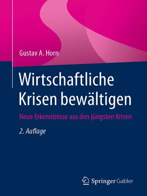 cover image of Wirtschaftliche Krisen bewältigen